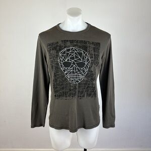 Manguun Copenhagen Soft Geometric Skull Graphic Tee Size Men’s Large